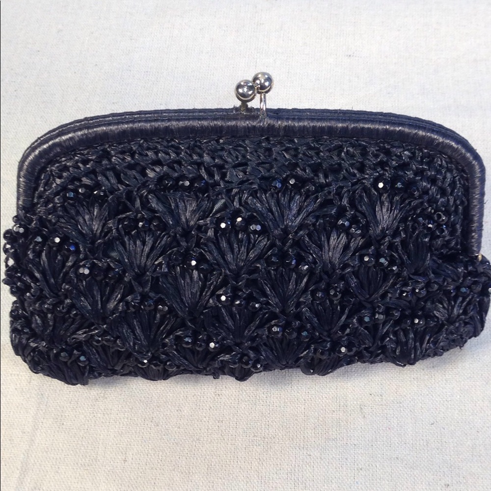 VINTAGE Woven Bead Japanese Clutch HOST PICK - Picture 3 of 7